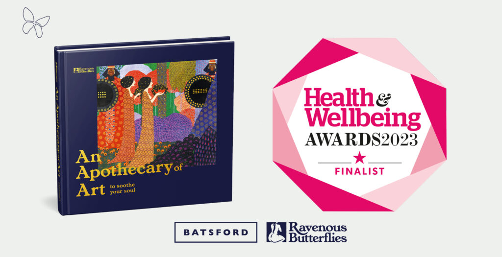 An Apothecary of Art shortlisted in the Health & Wellbeing Awards