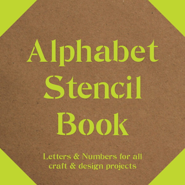 Alphabet Stencil Book - Paperback