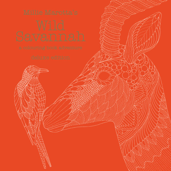 Millie Marotta's Wild Savannah Deluxe Edition - Hardback