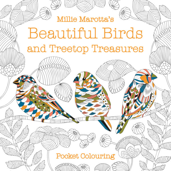 Millie Marotta's Beautiful Birds and Treetop Treasures Pocket Colouring - Paperback