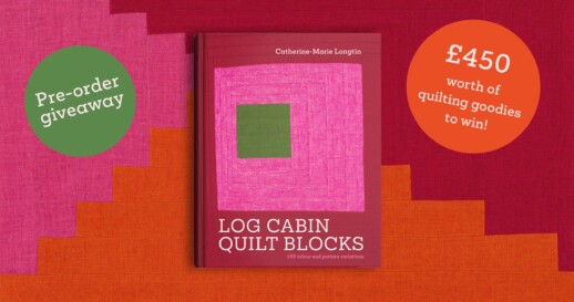 Log Cabin Quilt Blocks pre-order giveaway ganner